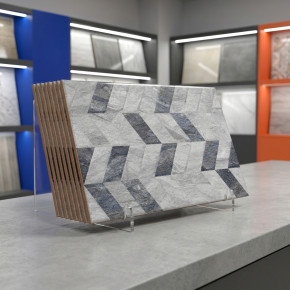 Стрим с рисунком ОП 03 25х40 см керамическая плитка рельефная Gracia ceramica низ 03 - 14шт 1.4м2